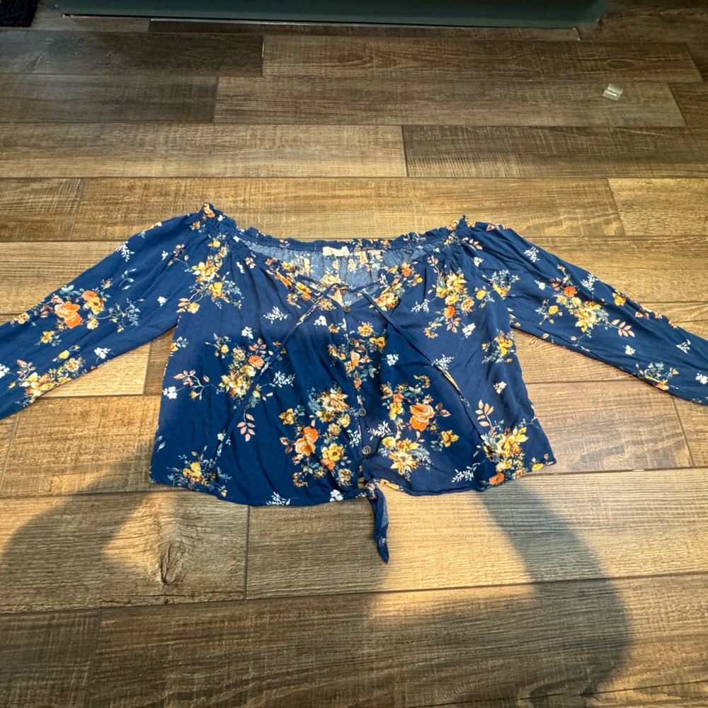 Rewind Floral 3/4 Sleeve Blouse